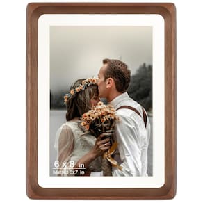 Porta-retratos VAUWINEK 6x8 para fotos 5x7 com tapete ou 6x8 sem tapete
