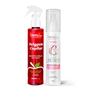 Kit Vinagre de Maçã e Mágia de Unicórnio Forever Liss