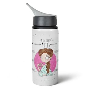 Garrafa Squeeze NK Signos - Ela é de Áries - 600ml