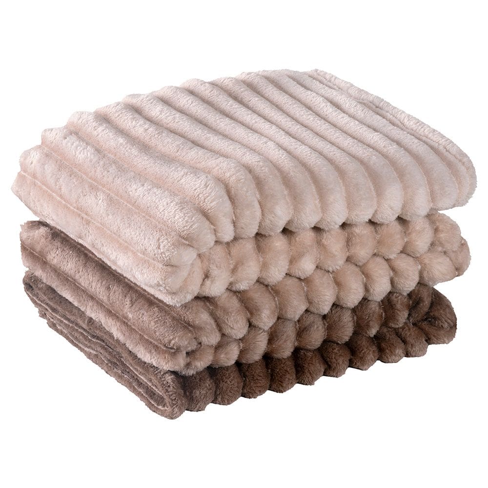 Cobertor Queen Fluffy Manta Flannel Ultrasoft - Cappuccino - Flanel 100% poliester