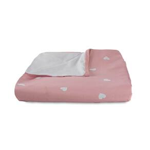 Capa Duvet para Edredom King Essencialle com Ziper 1 Peça - Corações