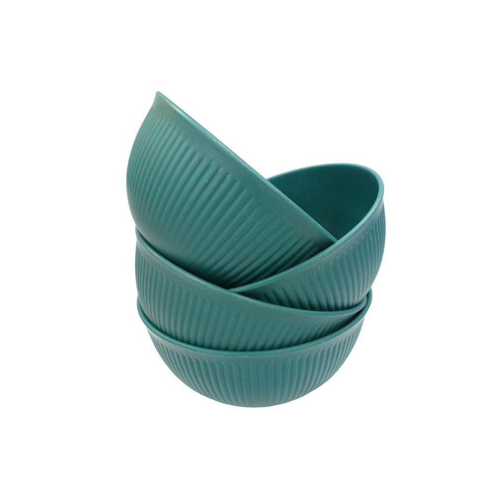 Kit Bowls com 4 Unid Plástico 380ml 2443538 Verde - Quanhe