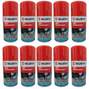 Kit 10 Limpa Ar Condicionado Higienizador Automotivo Wurth