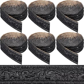 Papel de parede Border CRASPIRE 543 x 4,6 cm Peel and Stick Black