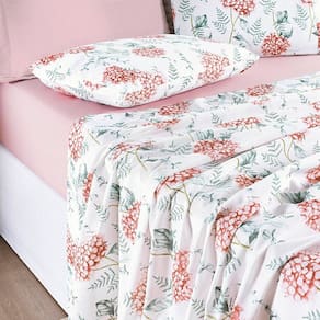 Jogo de Lençol King Cotton Select Estampado 200 Fios 4 Peças - Hortência