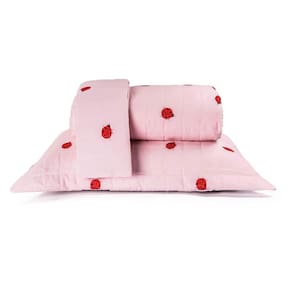 Cobre Leito Queen Essencialle Estampado 150 Fios 3 Peças - Joaninha