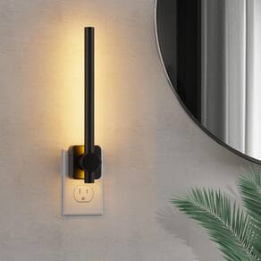 Luz noturna L LOHAS LED Black Vanity 2W 3000K 200lm 120V