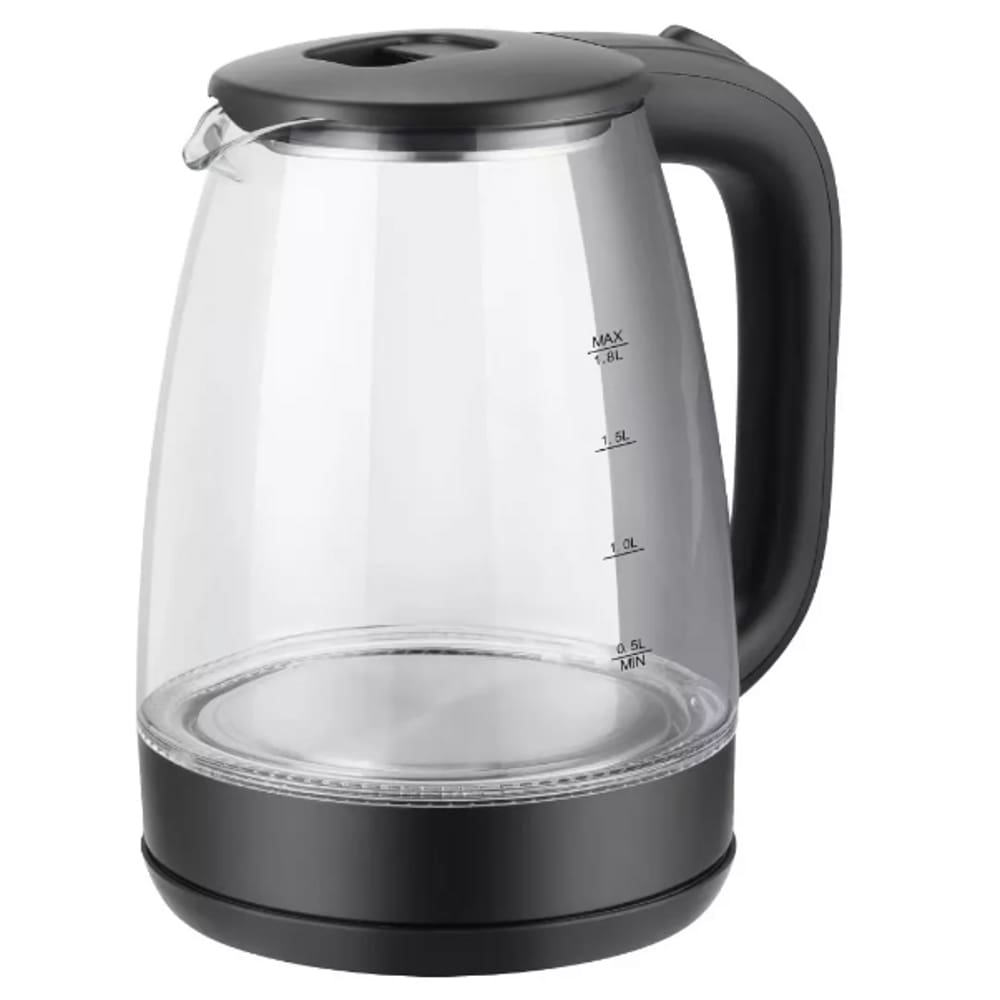 Chaleira Eletrica de Vidro 1.8L 1000W Desligamento Automatico 220V