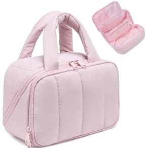 Bolsa de higiene de viagem CAMTOP para mulheres, leve, rosa
