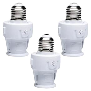3 Relé Sensor Soquete E27 Aciona Luz Automaticamente A Noite