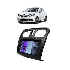 Kit Multimídia Sandero Logan 2015 / 2024 Intense Expression Android 9 Pol 2/32Gb Carplay - Vision 8990CP