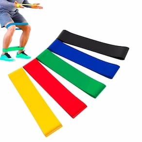 Kit 5 Faixas Elásticas Extra Forte Para Treinamento