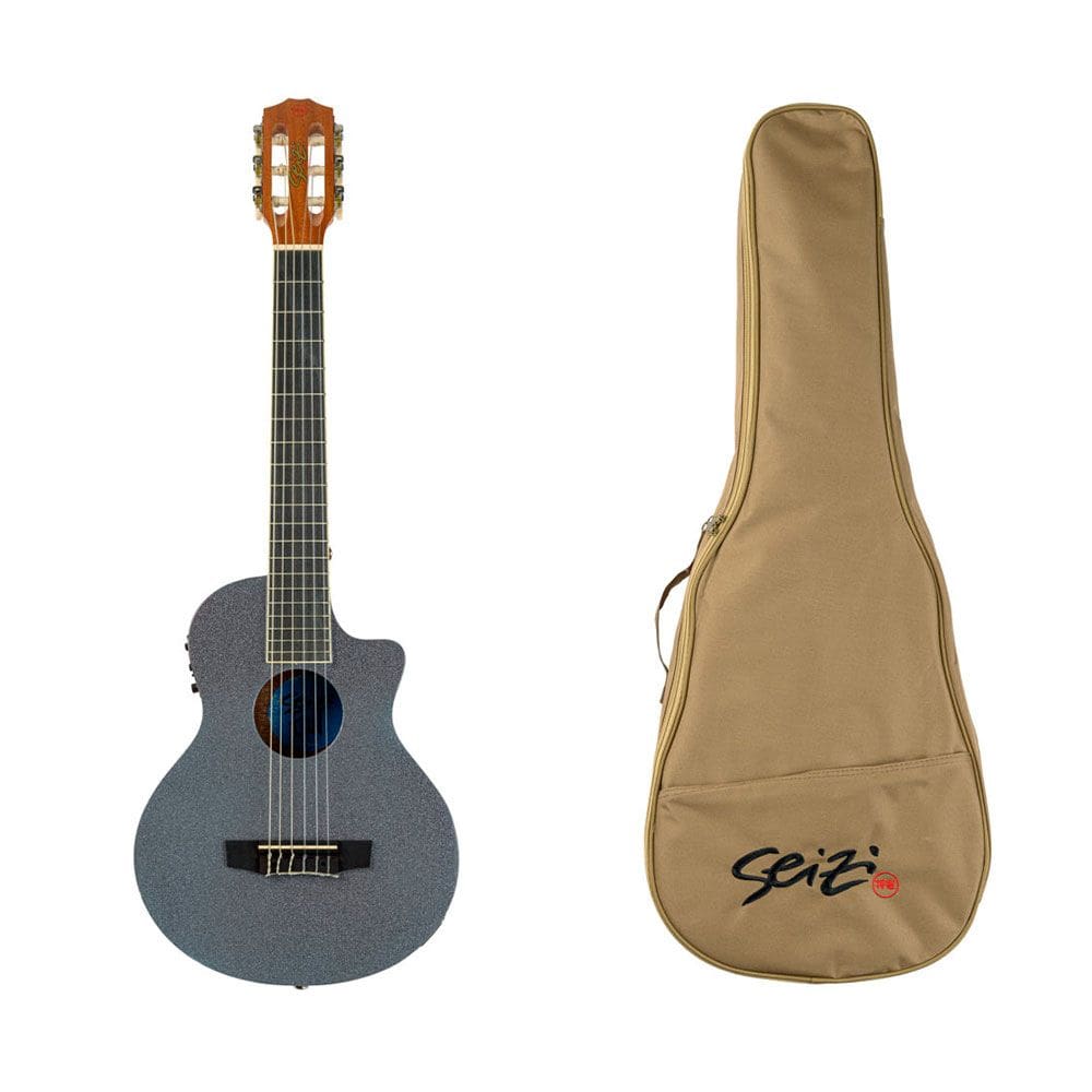 Violão Elétrico Náilon Seizi Fun Panda (Tam: Reduzido) C/ Bag - VL0319