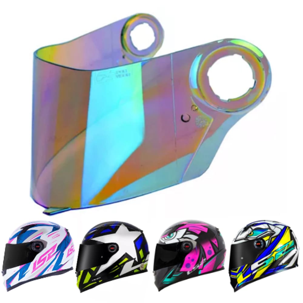 Viseira Camaleão Capacete Ls2 Ff358 Light Clara Polivisor