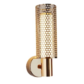 Arandela Prisma Rose Gold 25cm Led 12W 3000K Bivolt