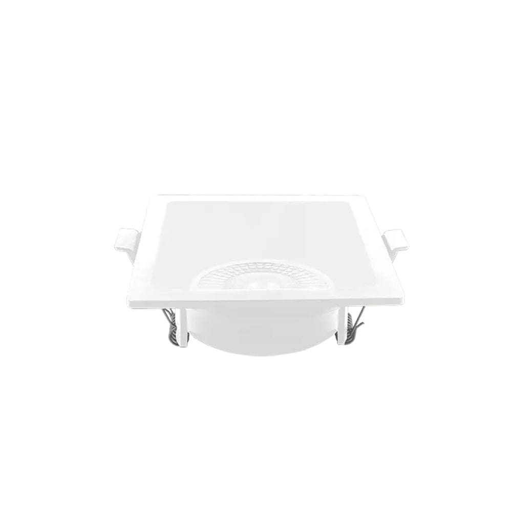 Spot de Embutir Quadrado Recuado Branco 9cm Led 5W 3000K Bivolt