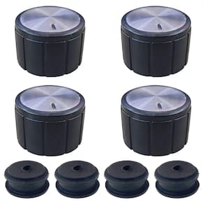 Kit 4 Botão + 4 Vedação Fogão Cooktop Fischer Platinium