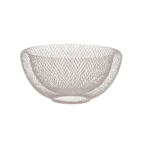 Centro de Mesa em Metal Cinza 28cm 19117-G Mart