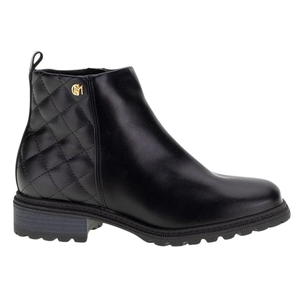 Bota Modare Ultraconforto Cano Curto Feminina Preta
