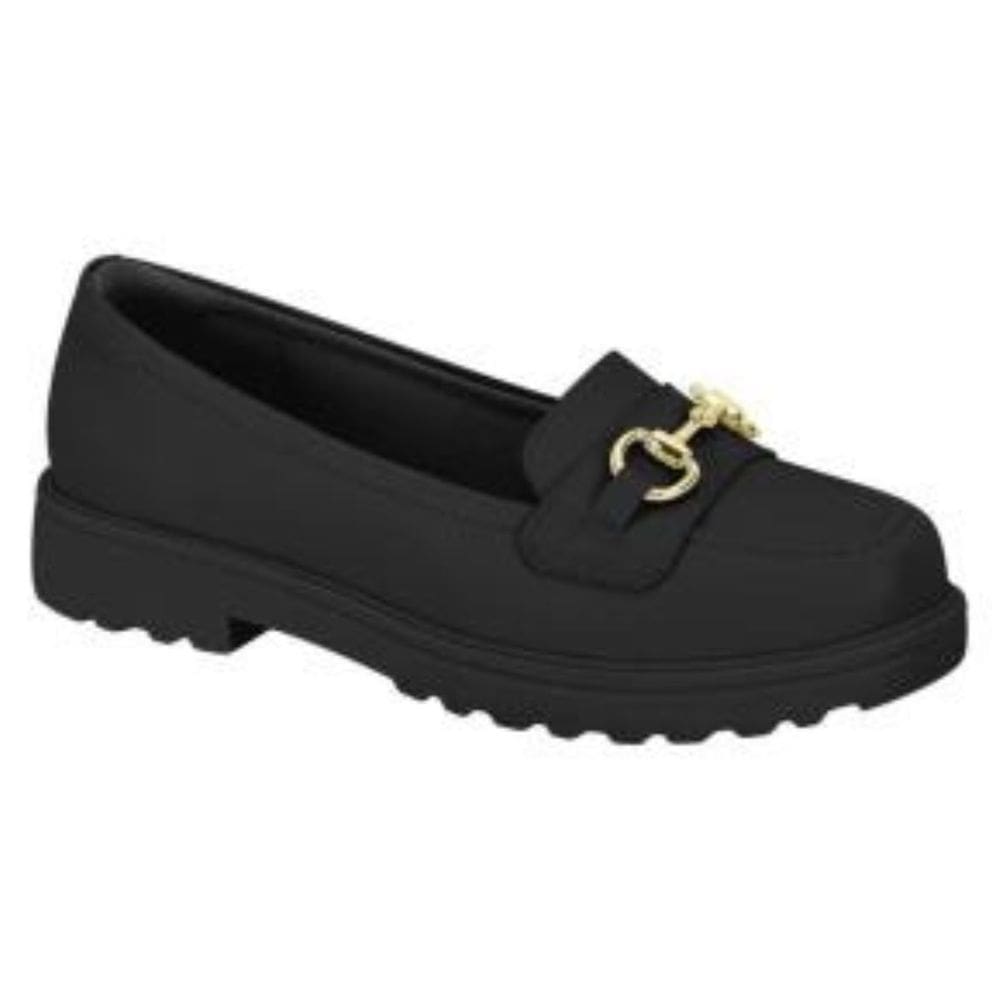 Mocassim Modare Napa Floather Tratorado Feminino Preto