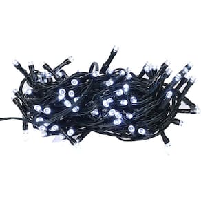 Cordão Natal Pisca Pisca Fixo 100 Leds 10m Branco Frio 127V Uso Interno 14721-PL