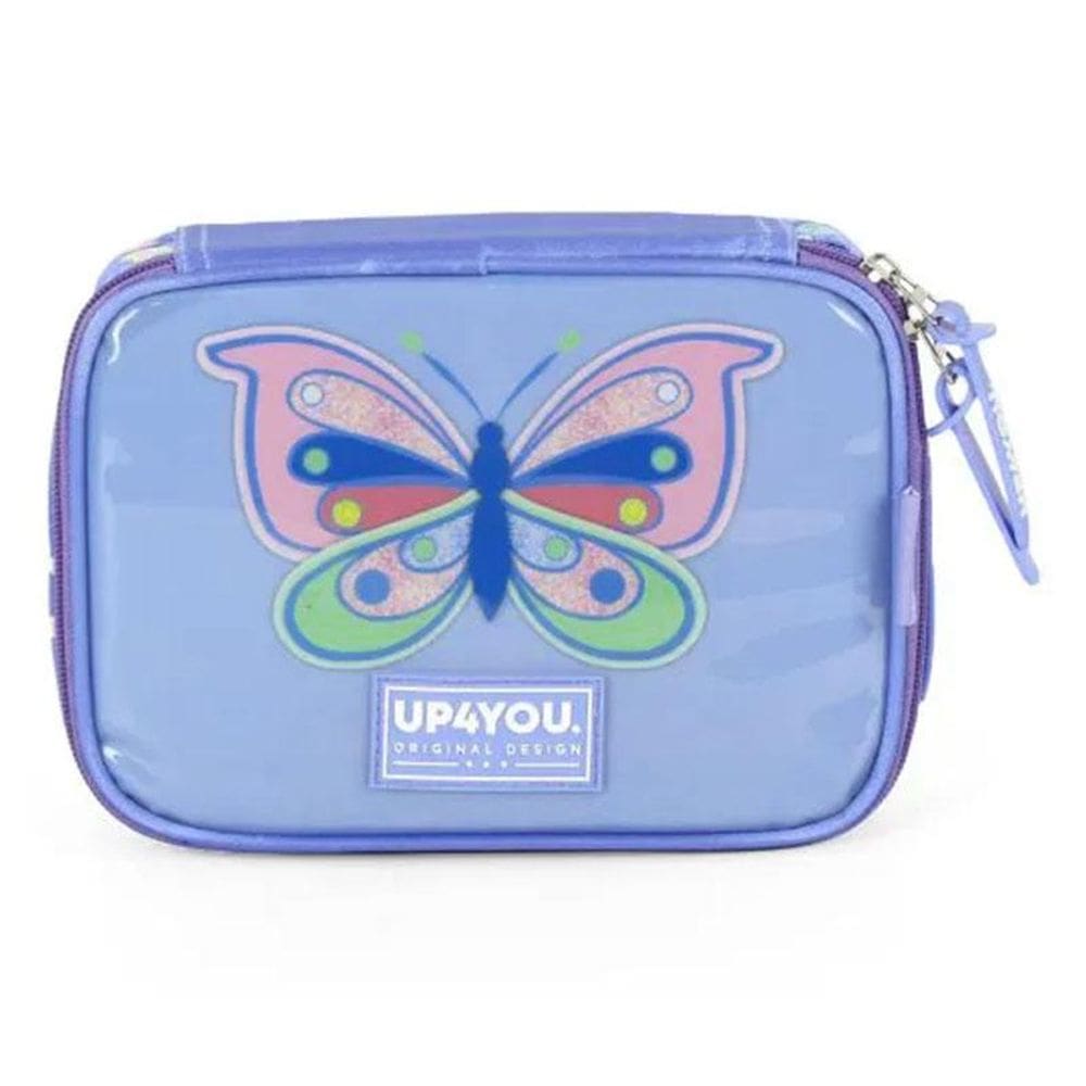 Estojo Escolar Infantil Box UP4YOU EI41124UP Violeta - Maxlog