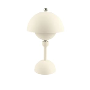 Luminária de Mesa Abajur Mag Ufo Branco 5W LED 3em1 Dimerizável e Recarregável 31CM DS8315