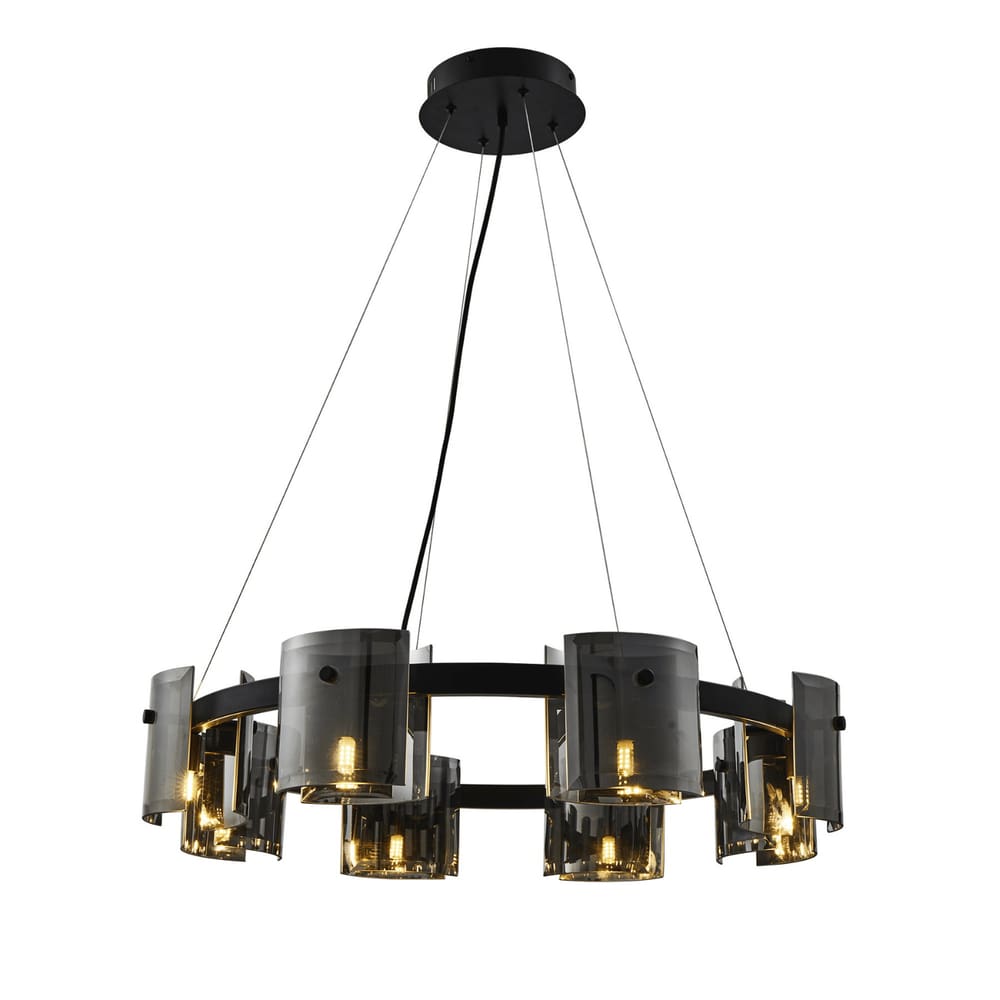 Pendente Bouze Cin Preto 80cm 8G9