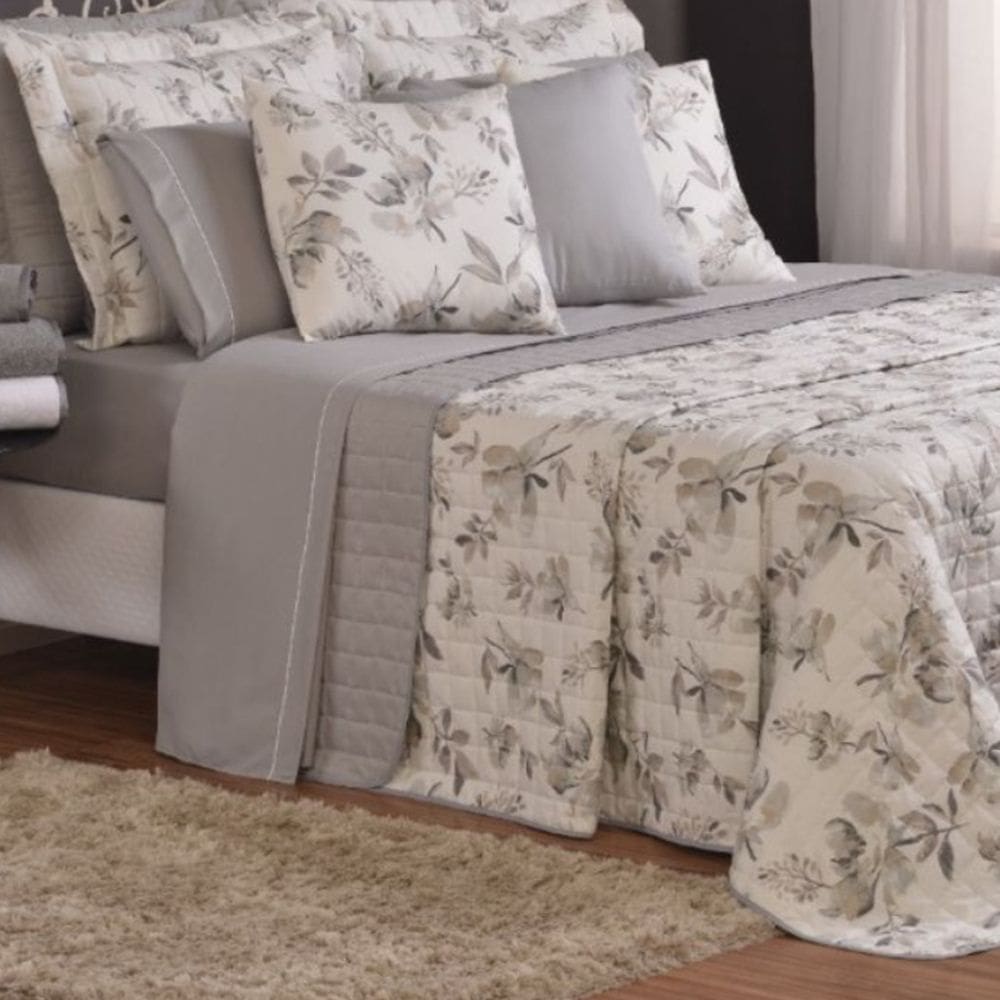 Cobre Leito Queen Top Line 180 Fios 3 Peças - Capri - 100% Poliéster