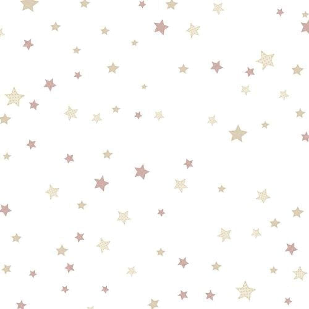 Papel De Parede Happy Infantil Bege 14828