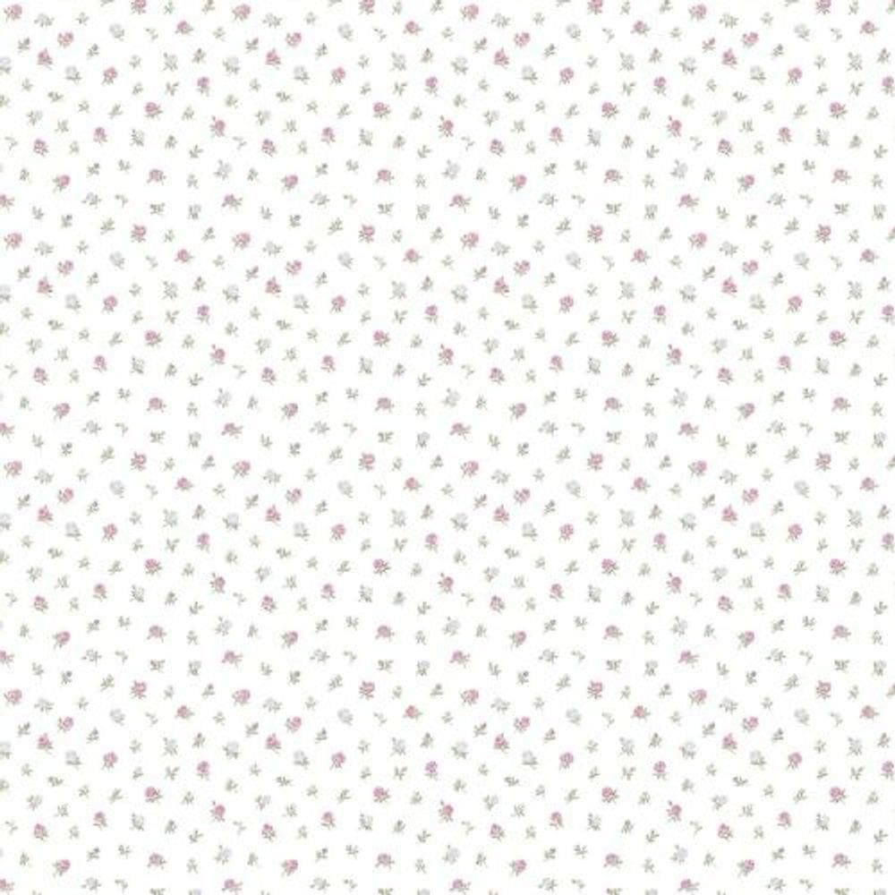 Papel De Parede Happy Floral Branco 12336