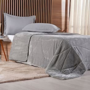 Edredom King Plush Sense Dupla Face 100% Poliéster 250x270cm