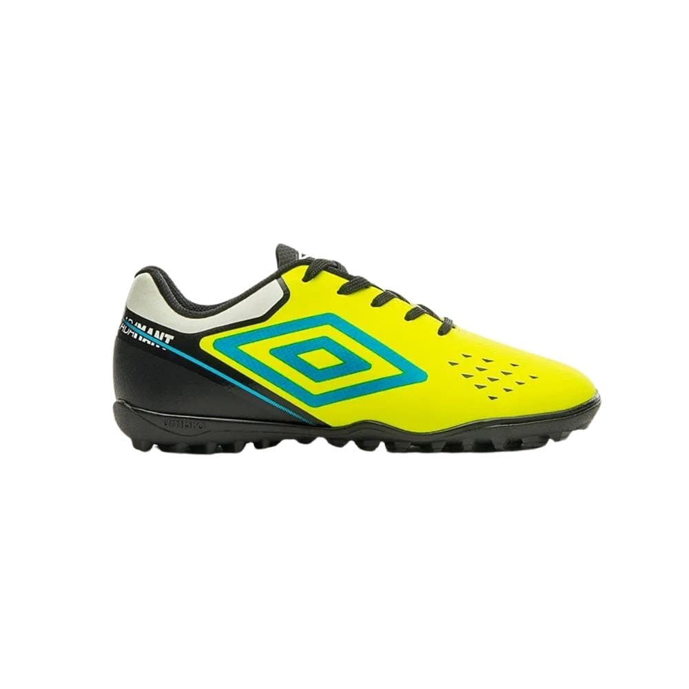 Chuteira Umbro Adamant Top Spedd Jr Society Masculina Verde-Preto