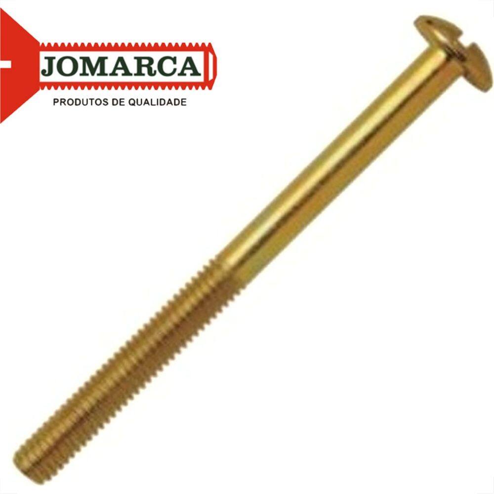Parafuso Para Cama Jomarca 1/4`` X 120Mm Fenda Com Porca