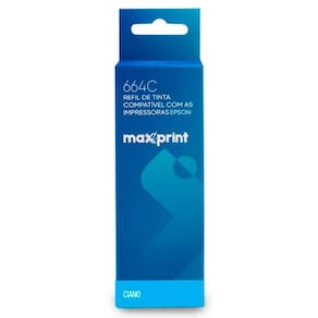 Refil de Tinta Maxprint 6112364 Compatível Epson T664220 Ciano