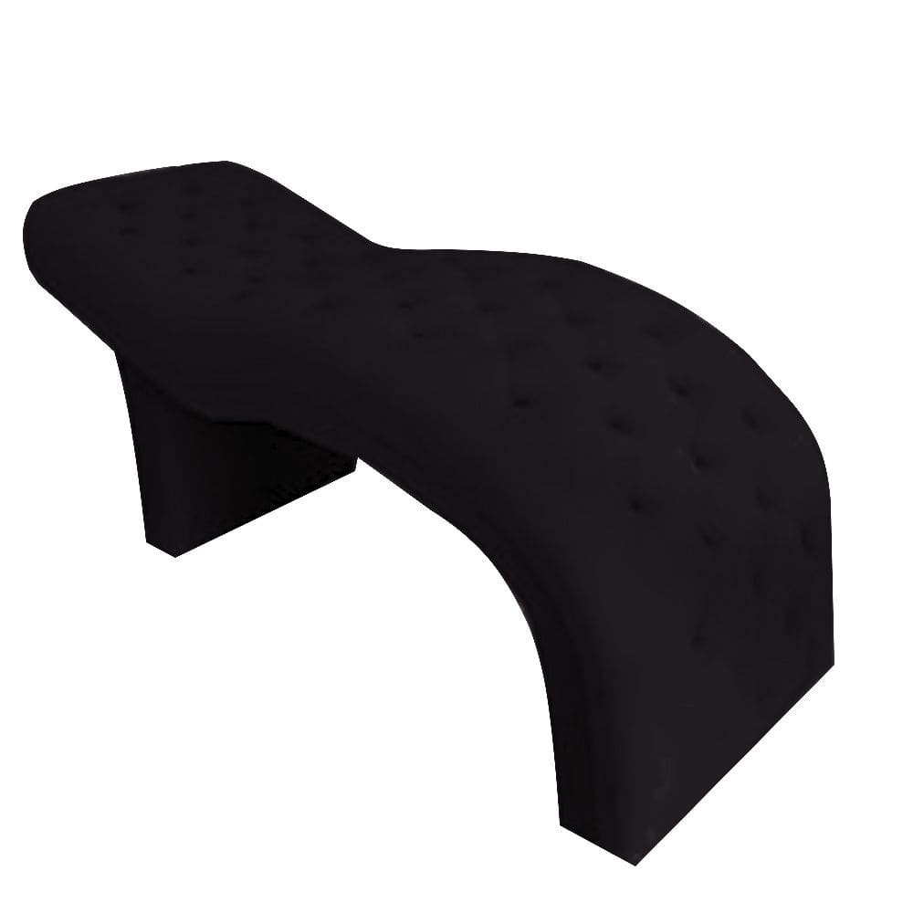 Maca Lany 180 Estética Estofada Design Cílios Sobrancelhas Preto Suede