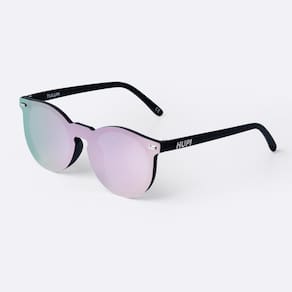 Óculos HUPI Tulum Preto - Lente Rosa Espelhado 2.0