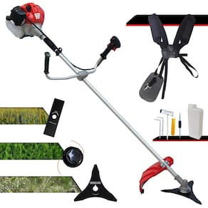 Roçadeira Lateral 52CC 2,2HP Anmax CG520P + Lâmina 3 Pontas