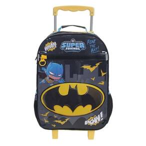 Mochila De Rodinha + Squeeze Batman Dermiwil