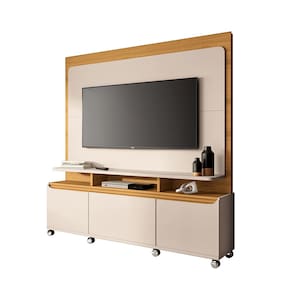 Estante de TV 70 Pol 180cm Mabel Off White/Cinamomo H01 - D`Rossi