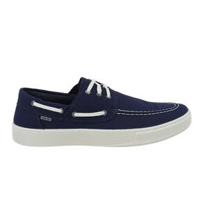 Mocassim Masculino Lona azul Calce Fácil Linha Premium Top