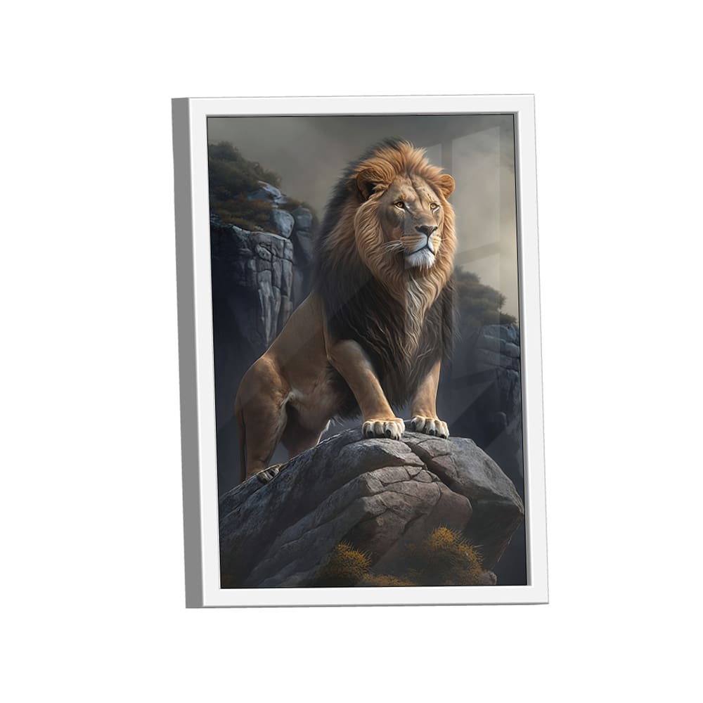 Quadro Decorativo Leão Soberano