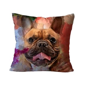 Capa Para Almofada 45x45 Mdecore Gato Cachorro Pets