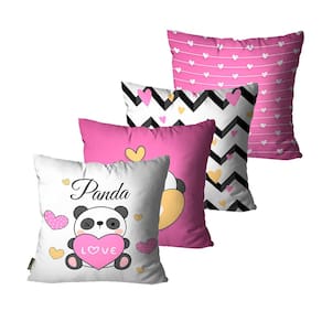 Kit com 4 Capas de Almofadas Mdecore Infantil 45x45