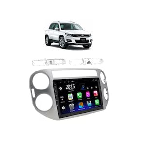 Kit Multimídia Tiguan 2011 / 2017 Mold Prata Android 9 Pol 2/32Gb Carplay - Vision 8990CP