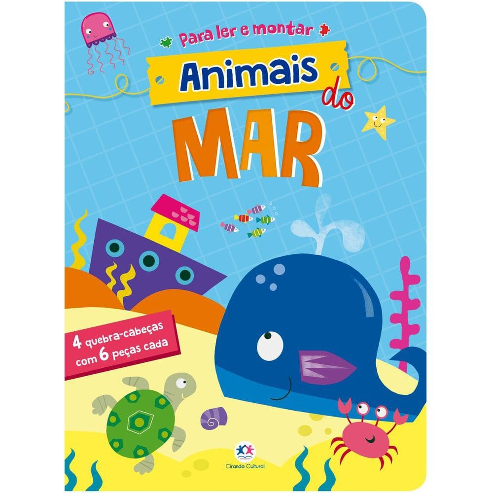 Livro Animais Do Mar