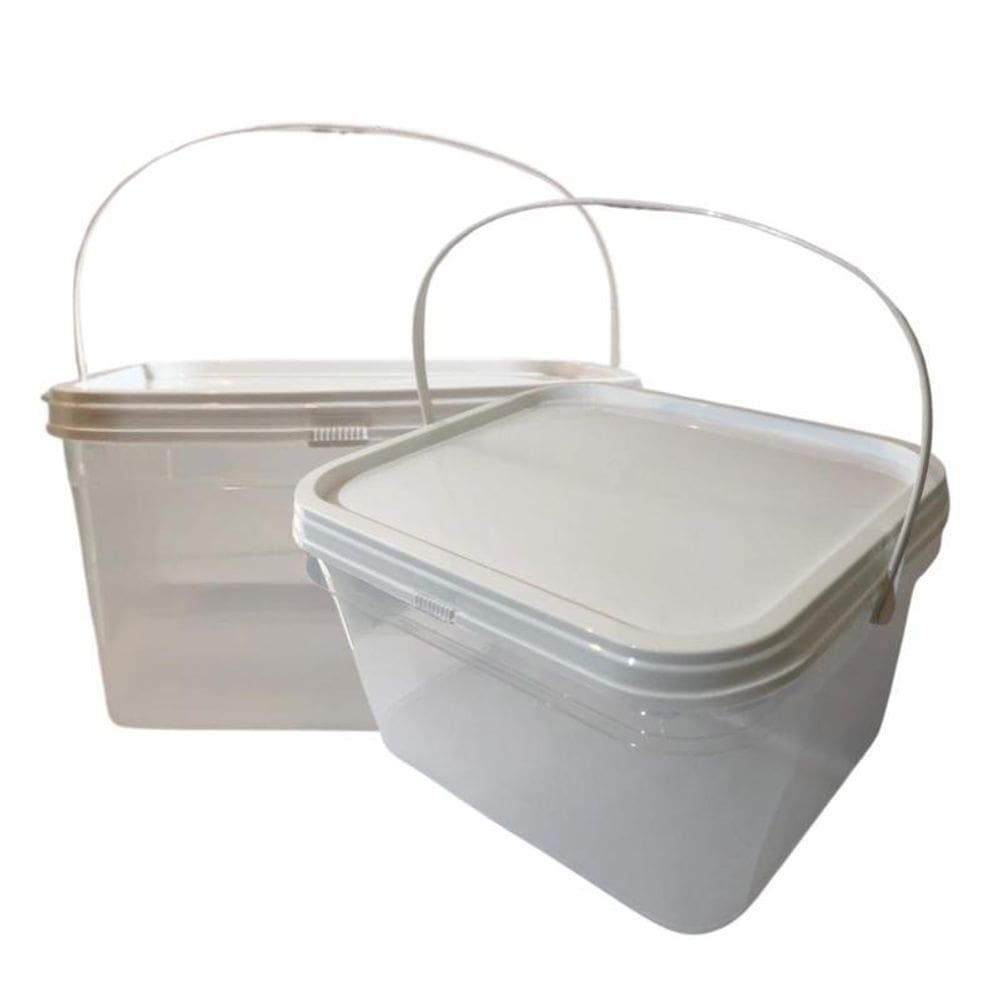 Balde Para Massinha 2.4 Litros Transparente