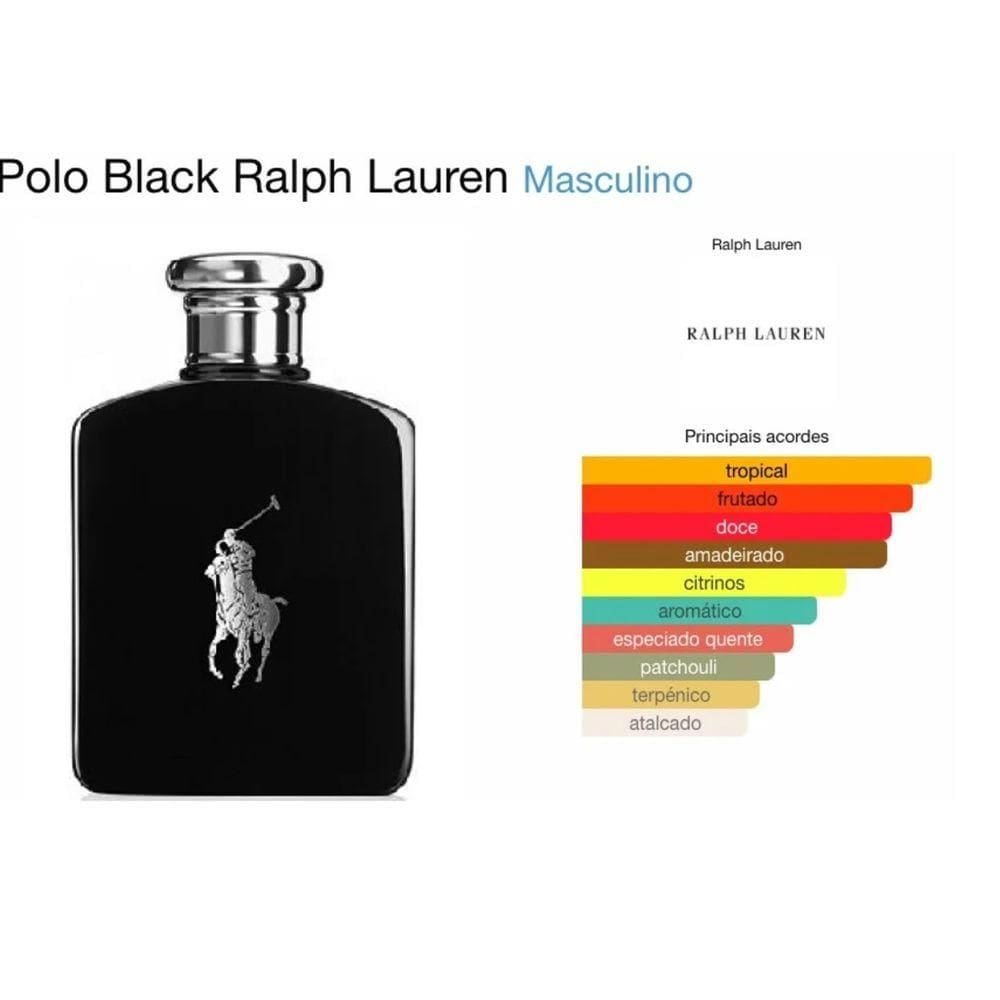 Ralph Lauren Polo Black Edt | Masculino | Casas Bahia