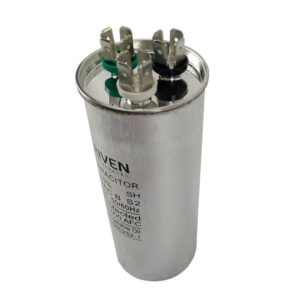 Capacitor 45 + 2,5uf 380v - 2 Saídas Único