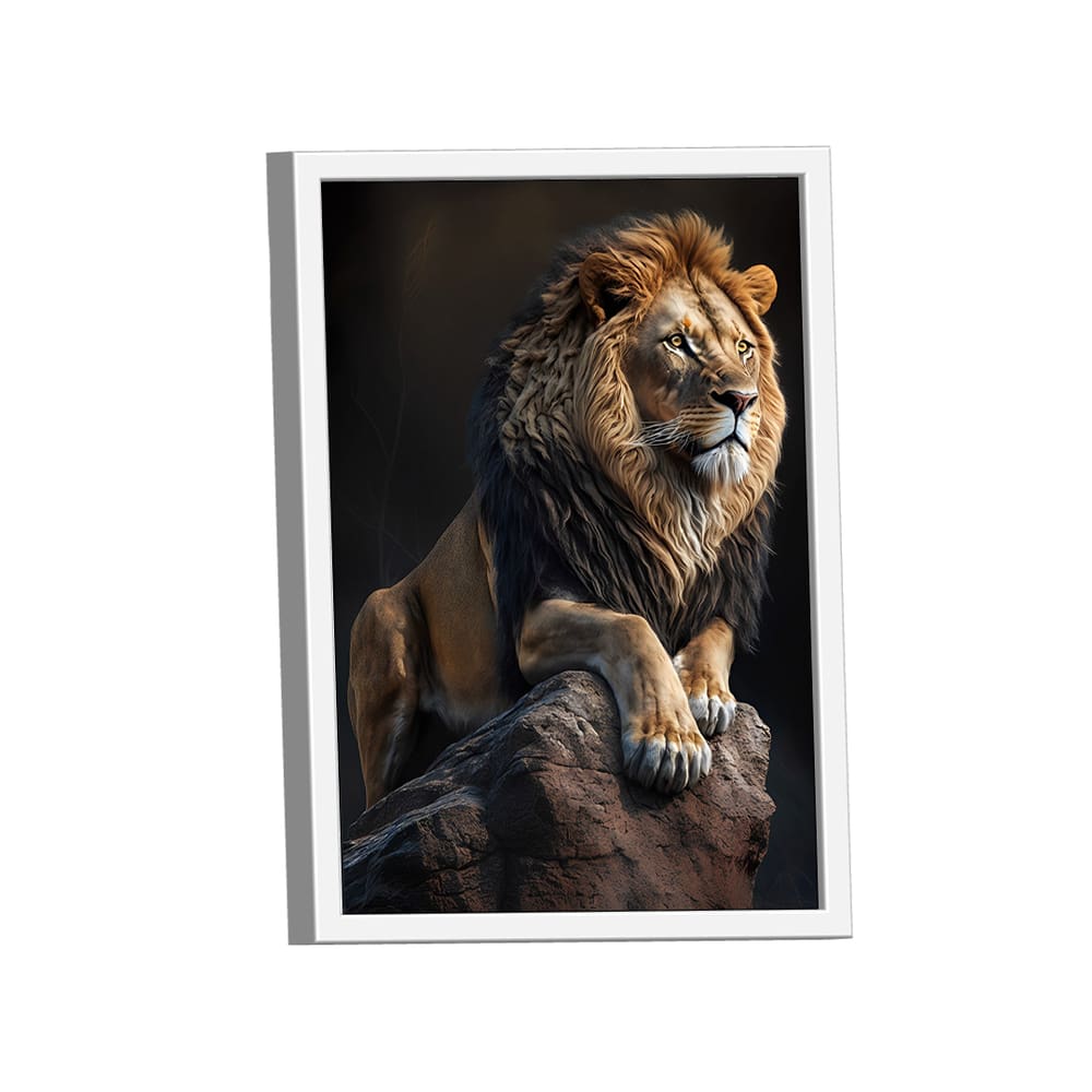 Quadro Decorativo Leão Protetor